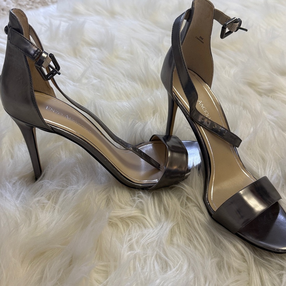 Enzo Angiolini Metallic Heels